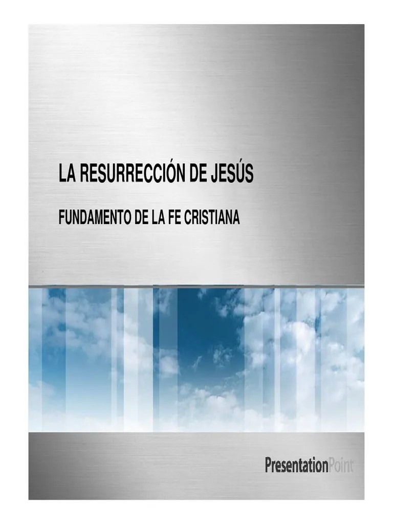 Cristologia La Resurreccion De Jesus | PDF | La Resurrección De Jesús | Resurrección