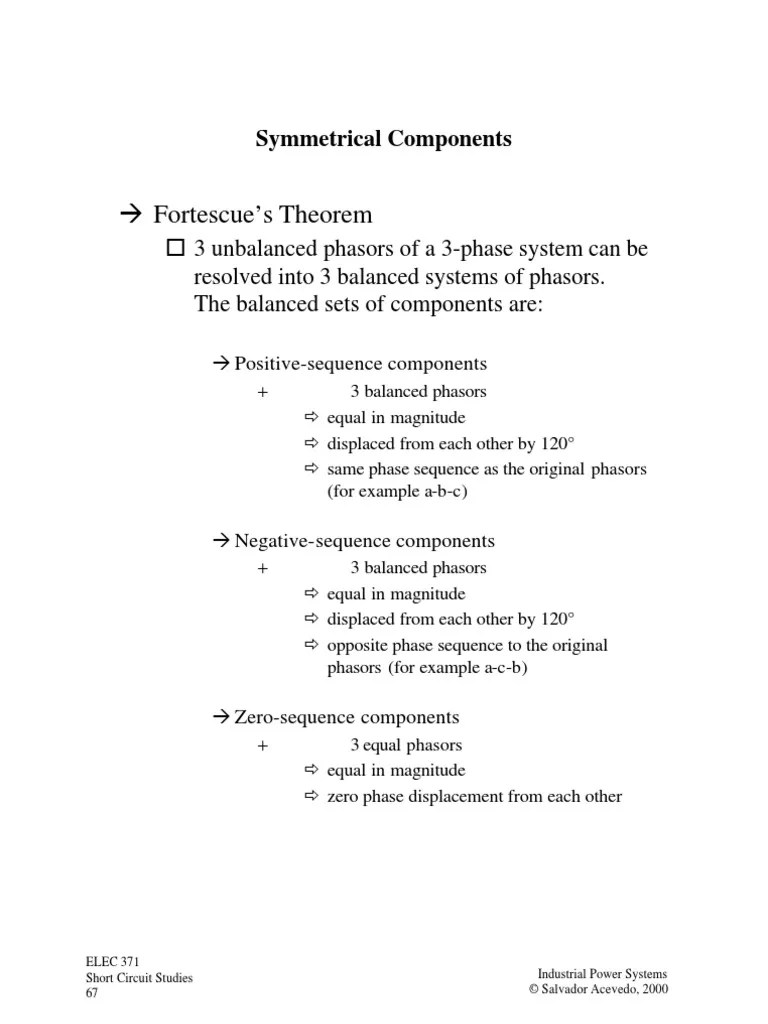 Positive, Negative And Zero Sequence Components | Power (Physics) | Physics & Mathematics