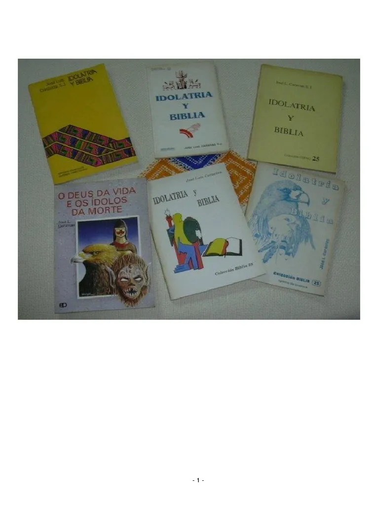 Idolatría Y Biblia PDF | Descargar Gratis PDF | Tetragrammaton | Idolatría