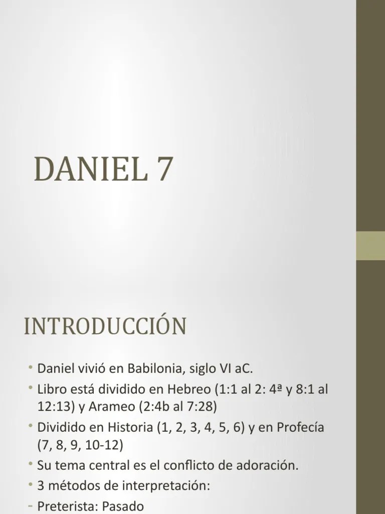 Daniel 7 | PDF | Papa | Daniel (figura Bíblica)