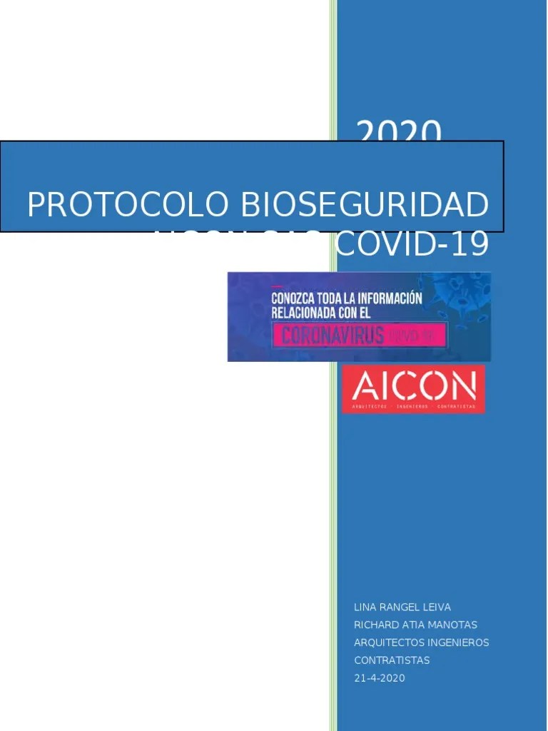 Protocolo Bioseguridad Covid 19 | PDF | Lavado De Manos | Microbiología