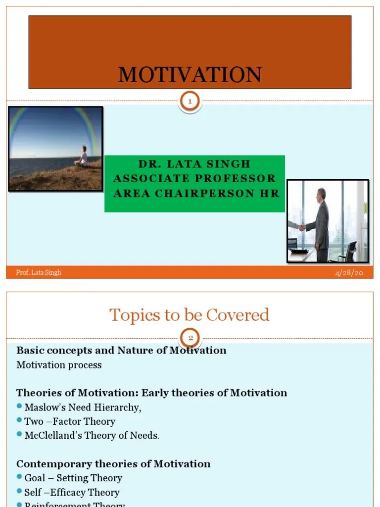 Unit 5 Motivation | PDF | Motivation | Motivational