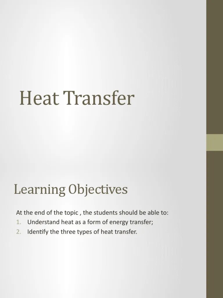 Heat Transfer | PDF | Heat Transfer | Thermal Conduction