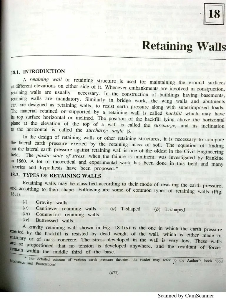 Retaining Walls | PDF