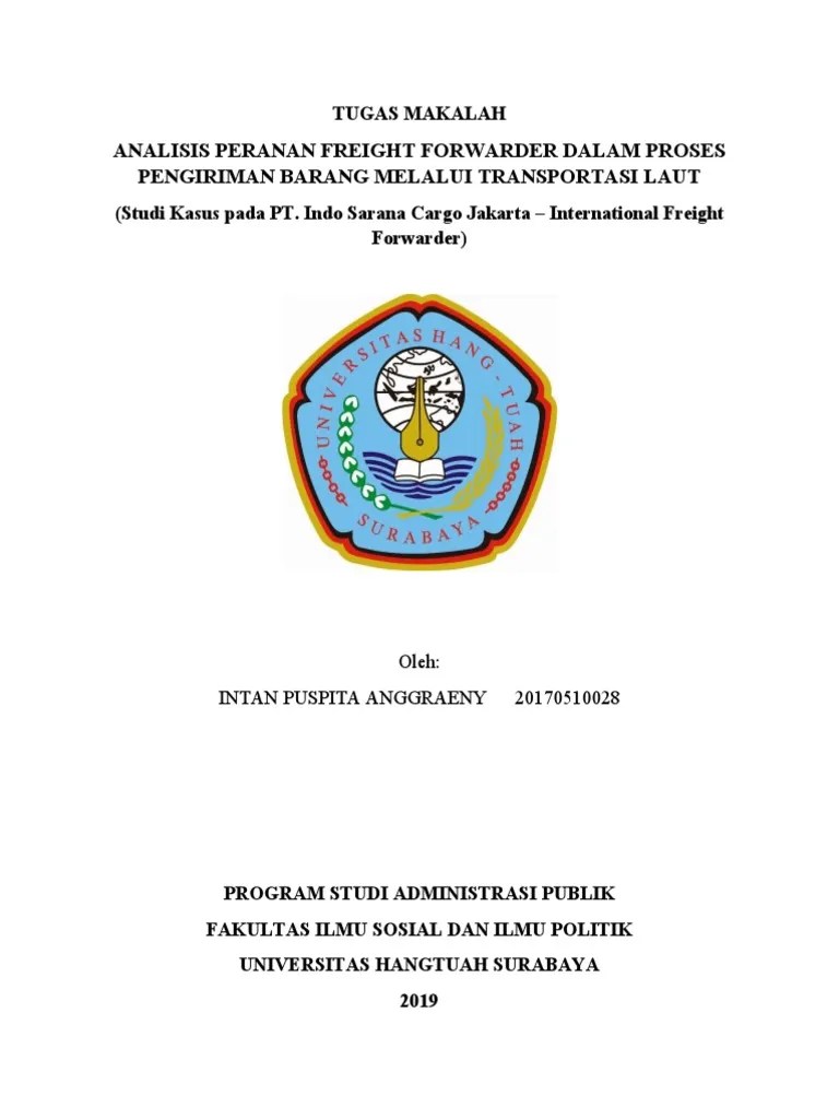 Tugas Makalah Freight Forwarding | PDF