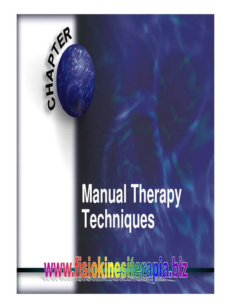Manual Therapy Techniques | PDF | Myofascial Trigger Point | Massage