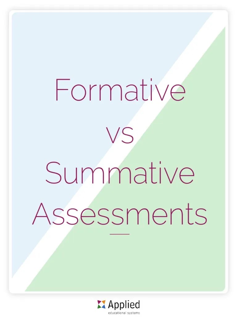 Formative Vs Summative Assessments | PDF | Educational Assessment | Test (Assessment)