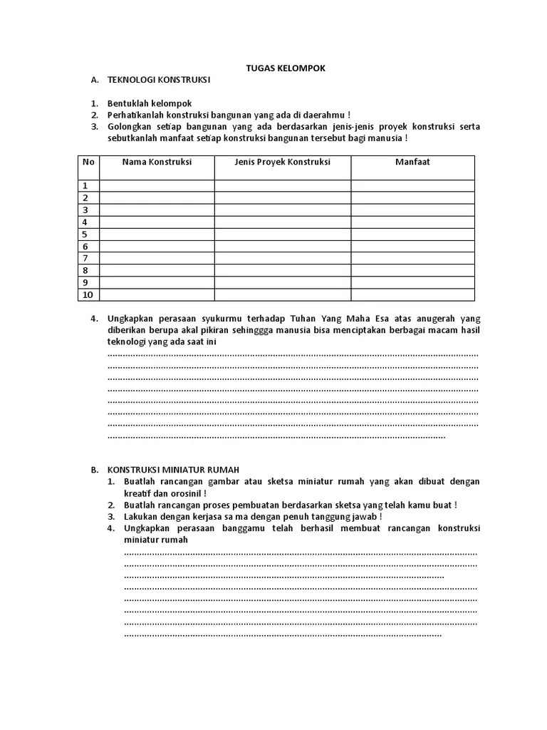 TUGAS KELOMPOK Prakarya | PDF