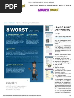 Buff Workout Plans Buff Dudes BUFF DUDES CUTTING SAMPLE MEAL PLAN.
