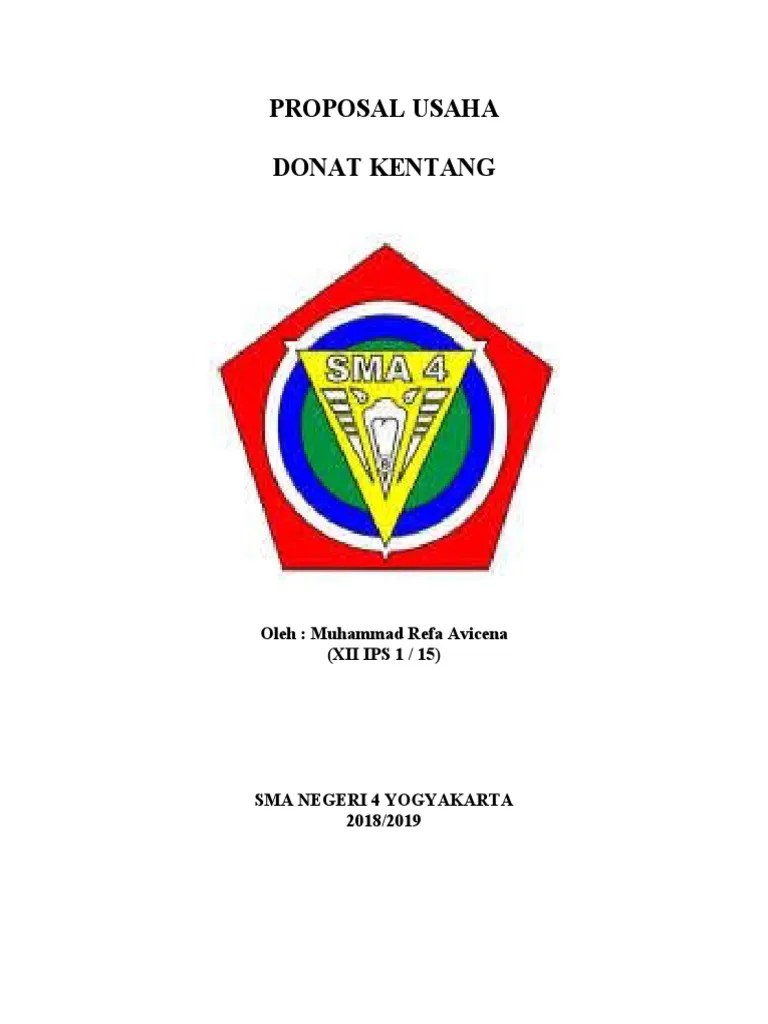 Contoh Proposal Usaha Donat Kentang | PDF