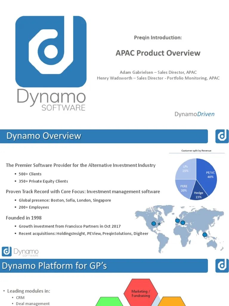 Dynamo Product Overview PDF | PDF | Microsoft Outlook | Customer ...