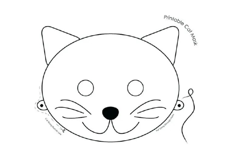 Gambar topeng haiwan pelindung hitam dan putih pada topeng kelabu kelabu topeng kelabu . Kucing Topeng Pdf