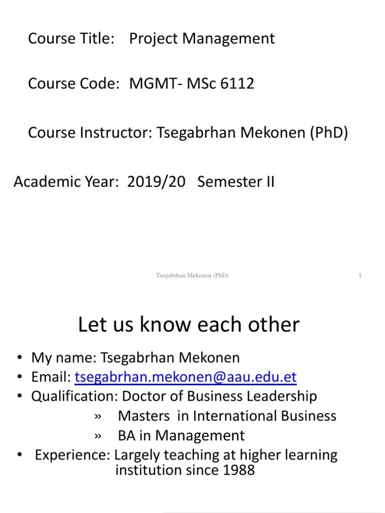 Project Management | PDF | Project Management | Strategic Management