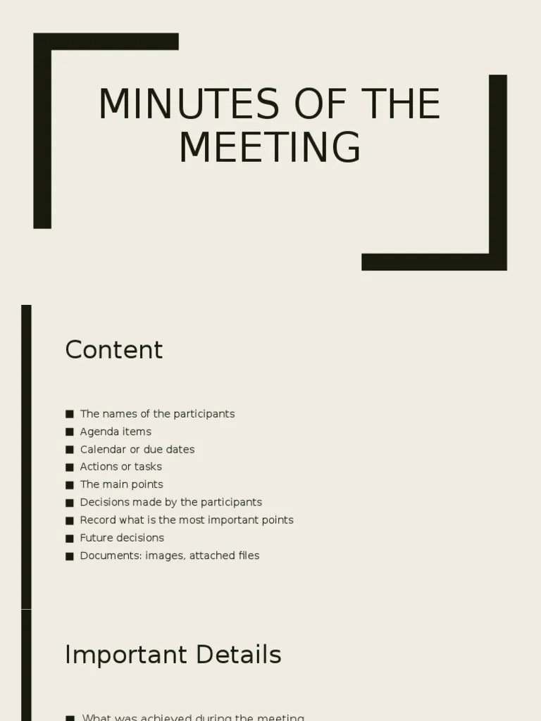 Minutes Of The Meeting | PDF | Public Sphere | Government