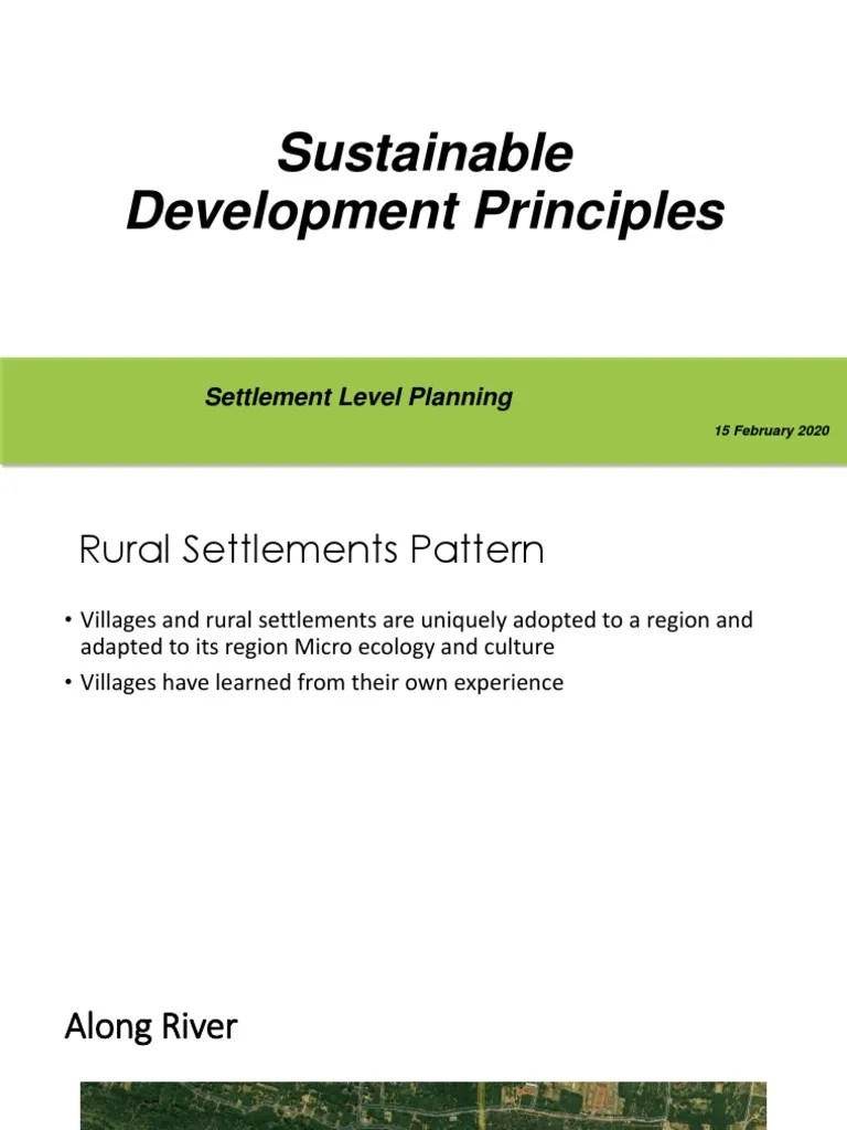 Sustainable Development Principles | PDF | Sustainable City | Efficient ...