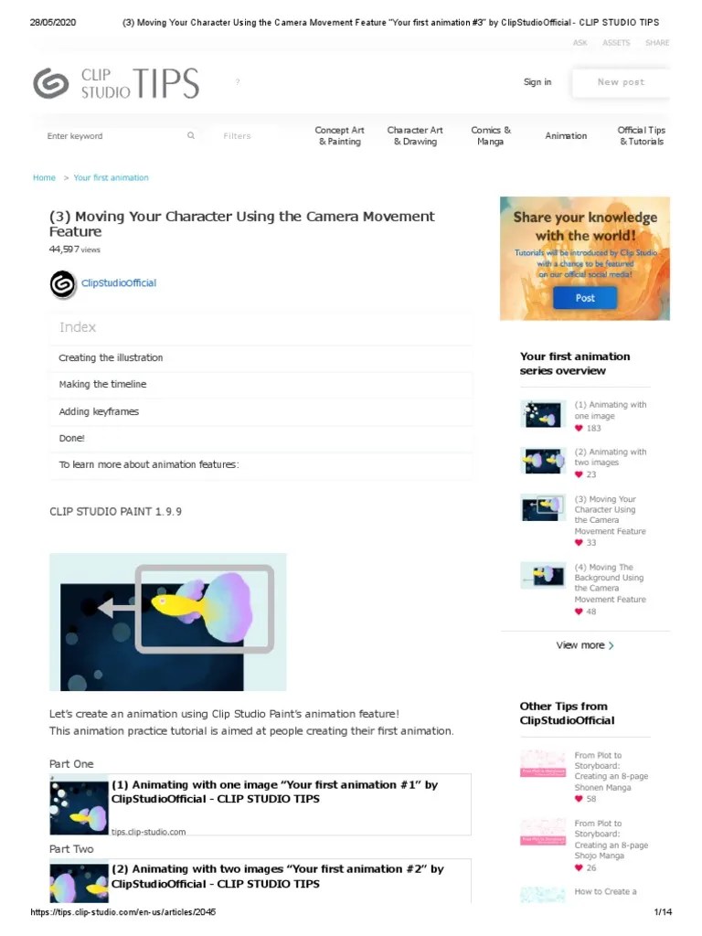 Moving Your Character Using The Camera Movement Feature 