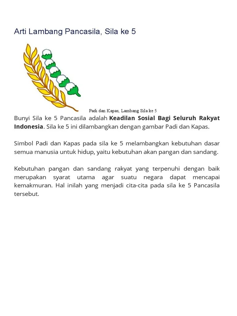 Mar 10, 2021 · menurut p.j. Arti Lambang Pancasila Pdf