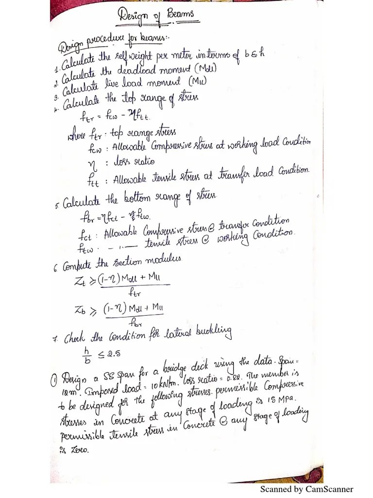 Design Of Beam | PDF