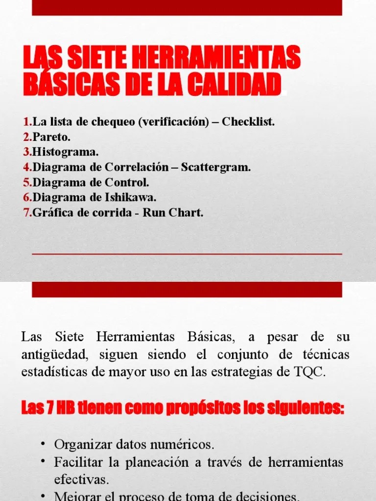 C9 - Siete Herramientas Basicas De La Calidad | PDF | Histograma ...