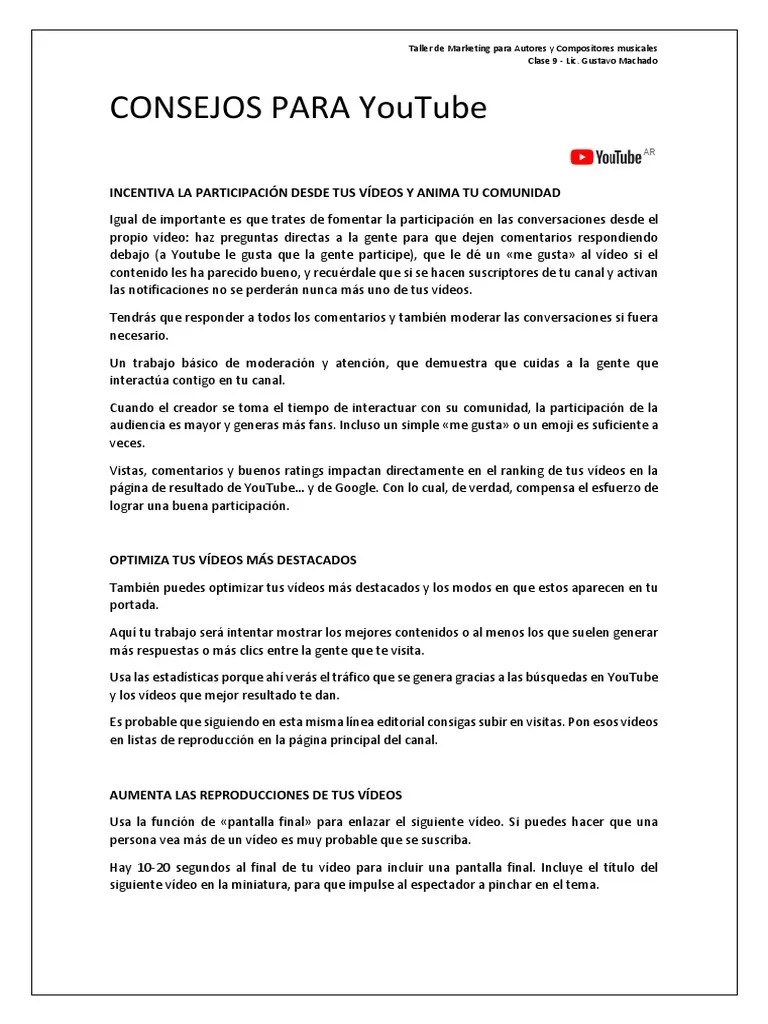 Guia Youtube PDF | PDF | Youtube | Blog