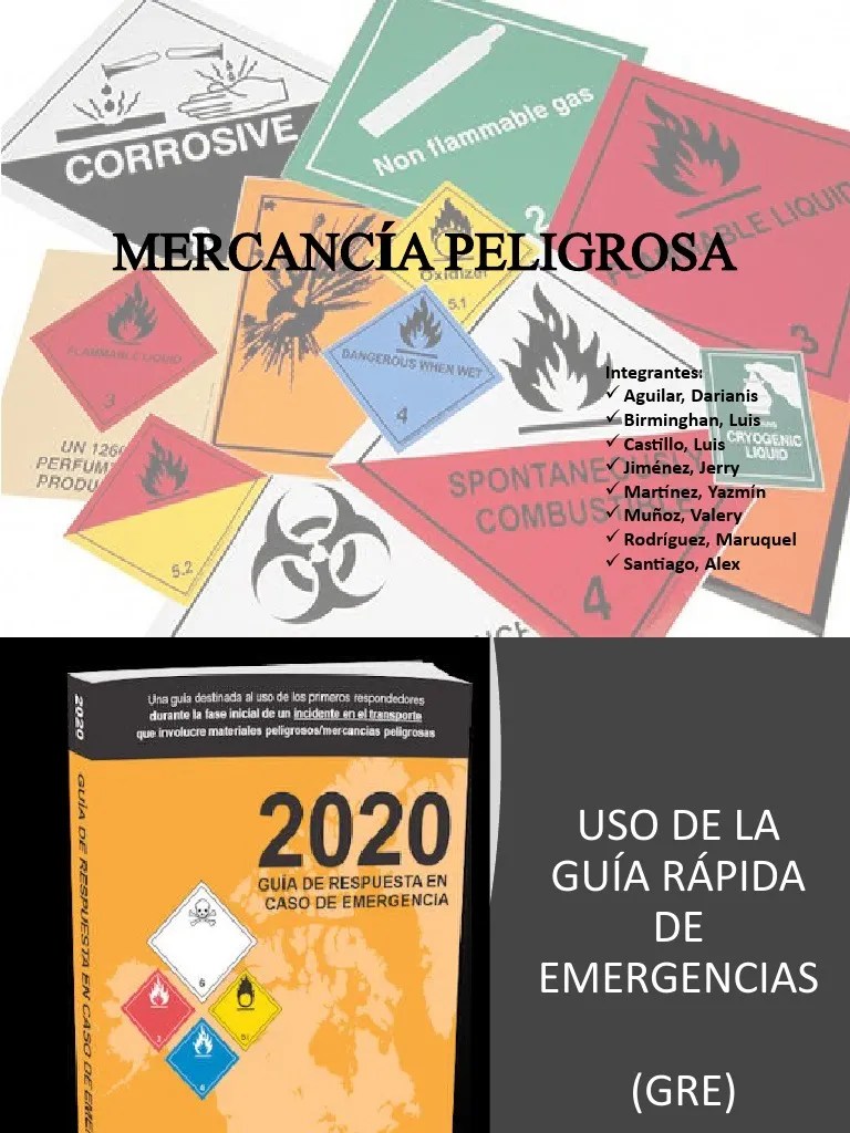 Uso De La Guía De Respuesta En Caso De Emergencia GRE | PDF | Toxicidad | Cianuro