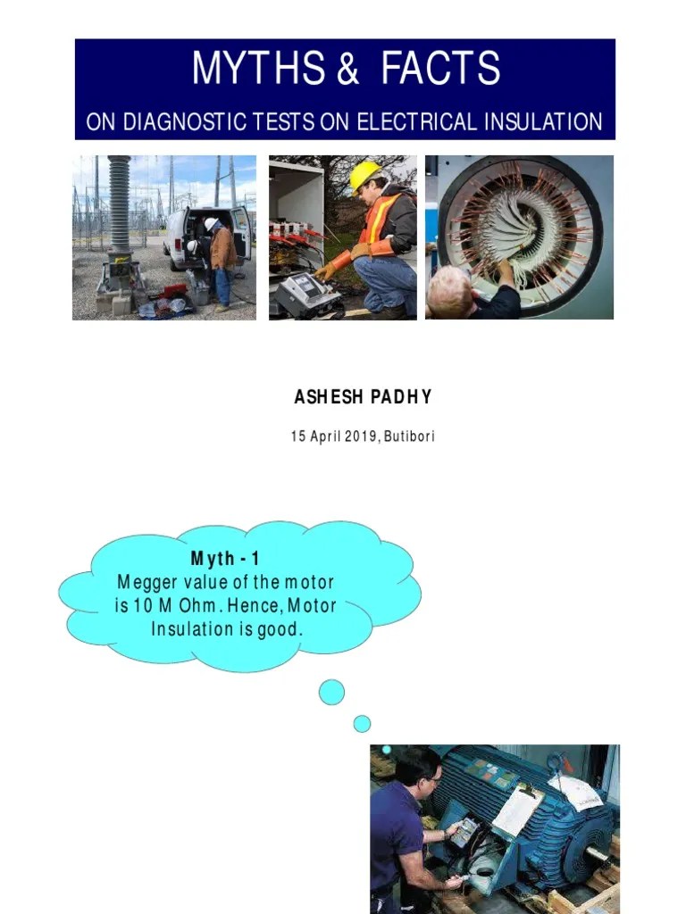 MYTHS N TRUTHS DIAGNOSIS OF ELECTRICAL INSULATION SYSTEM Compressed ...