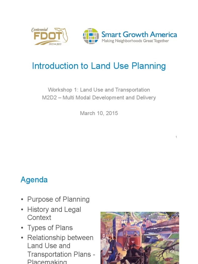 Introduction To Land Use Planning Pdf Zoning Land Management