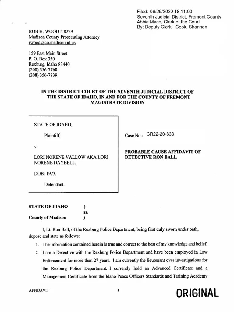 Affidavit Of Probable Cause | PDF | Criminal Law | Public Law