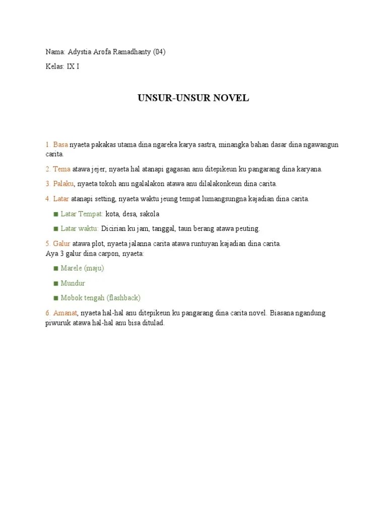Beliau lahir di bandung pada tahun taun 1866 mempunya gelar kanduruan dari pemerintahan belanda pada. B Sunda Unsur Unsur Novel Pdf