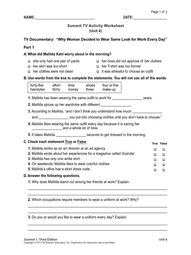 Factoring and solving quadratics worksheet packet name:_____period_____ learning targets: Summit Tv Worksheet Pdf Clothing Fashion