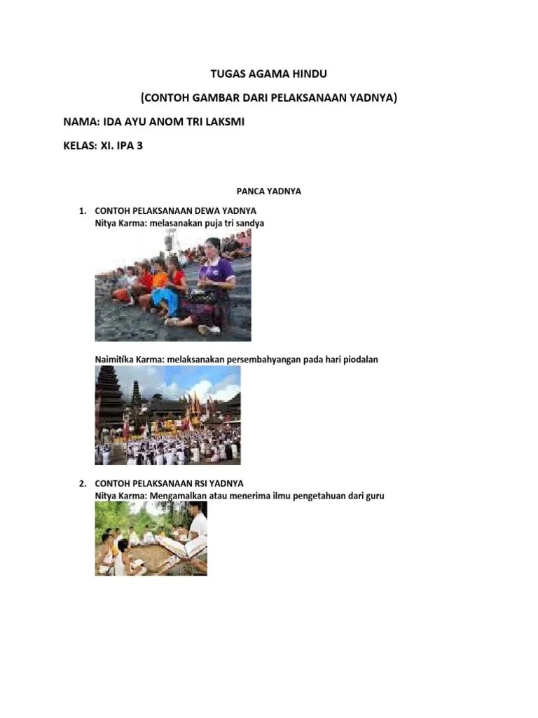 Berpamitan pada orang tua ketika akan bepergian. Tugas Agama Hindu Pdf