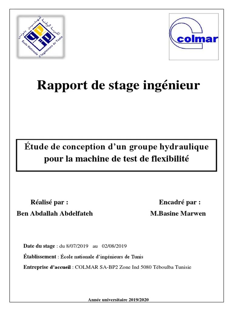 Rapport Stage Ben Abdallah PDF | PDF | Laminage | Acier