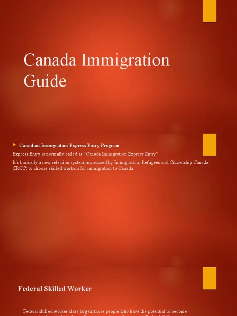 Canada Immigration Guide | PDF