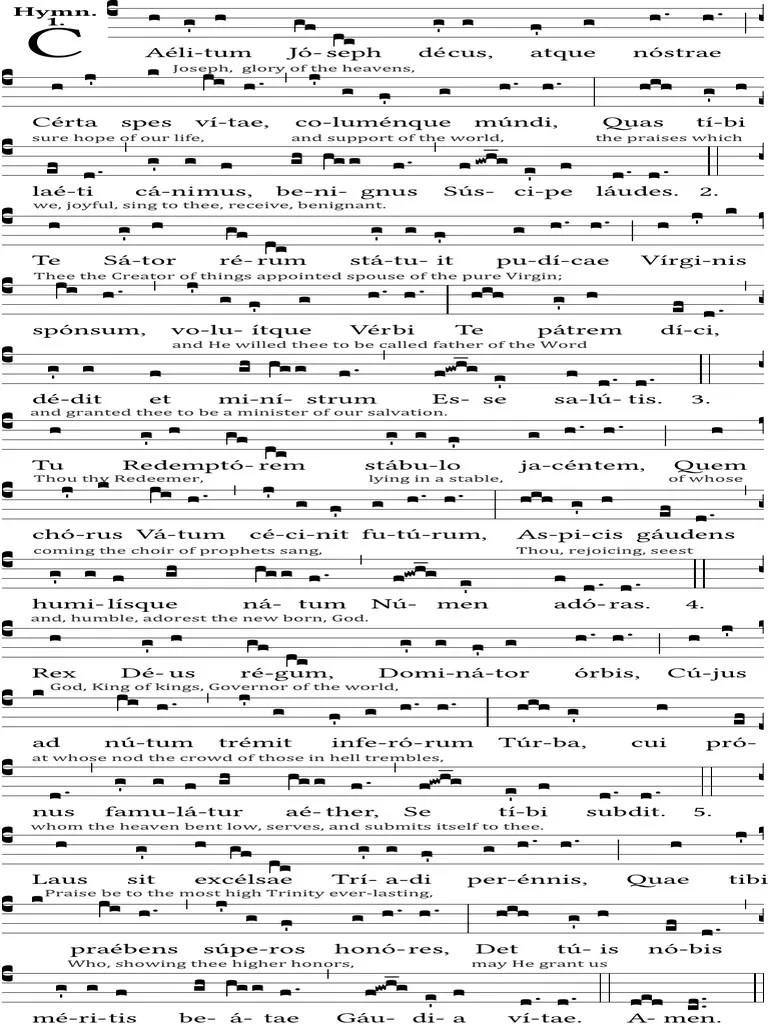 Caelitum - Joseph Latin | PDF | Metaphysics Of Religion | Mythology