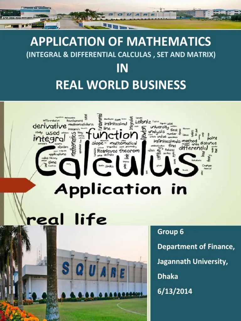 Application Of Mathematics In Real Life PDF | Download Free PDF ...