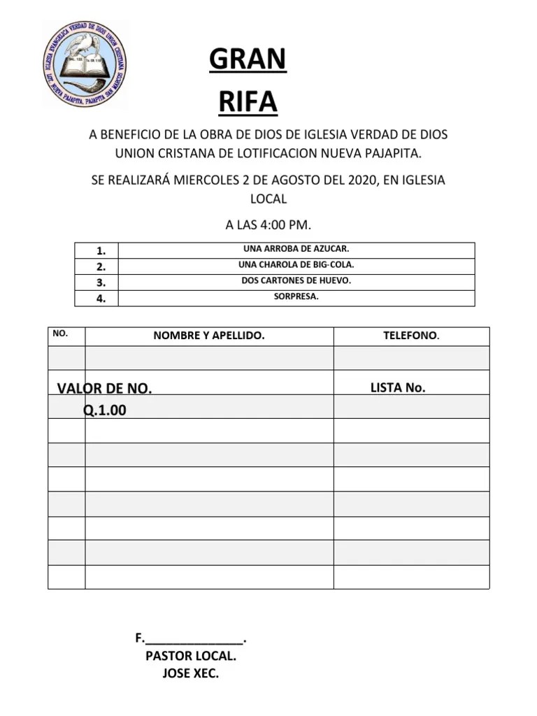 Te dejamos un diseño gratuito para que descargues hoy mismo. A Beneficio De La Obra De Dios De Iglesia Verdad De Dios Union Cristana De Lotificacion Nueva Pajapita Pdf