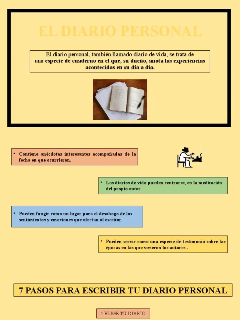 El Diario Personal | PDF | Diario | Las Emociones