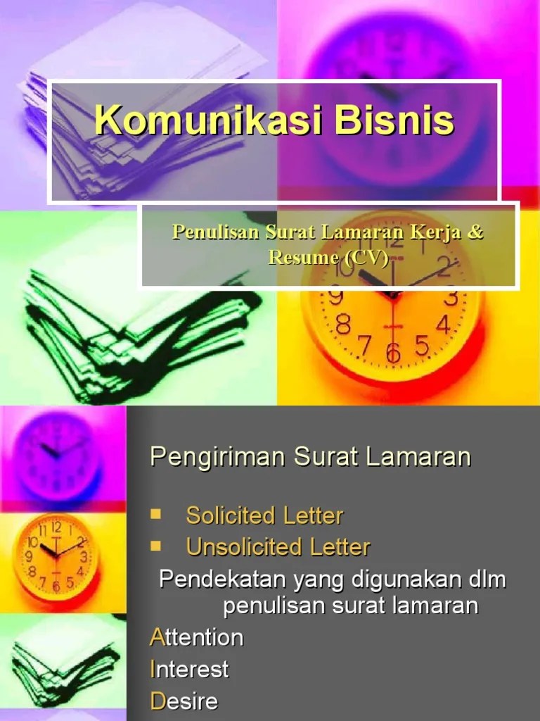 Surat lamaran atau application letter anda fungsinya sama. Pengorganisasian Surat Lamaran Kerja Dan Cv Pdf