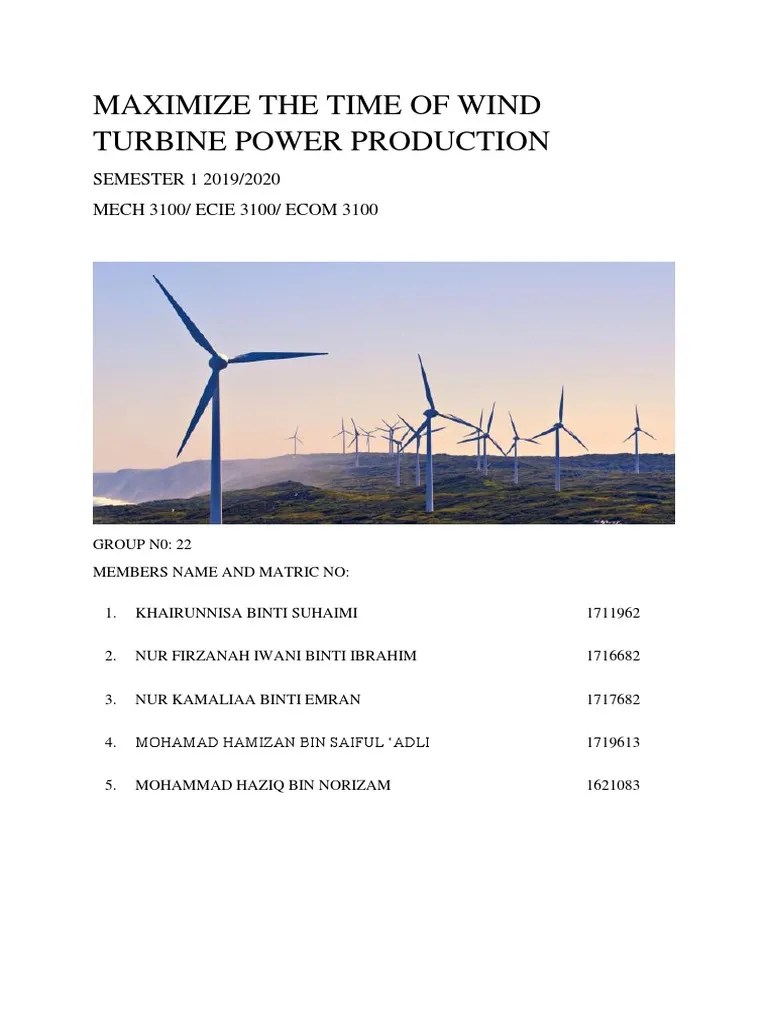 Wind Turbine Seminar | PDF | Wind Power | Energy Storage