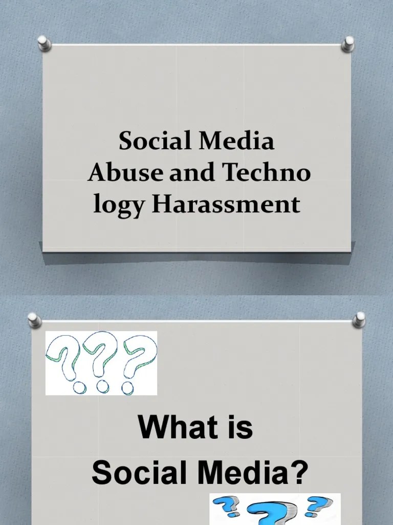 Social Media Abuse | PDF | Cyberbullying | Social Media