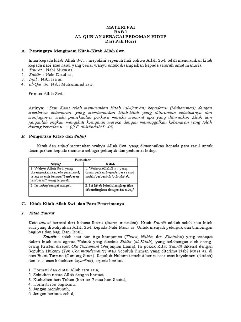 Bab 1 Kelas Xi | PDF