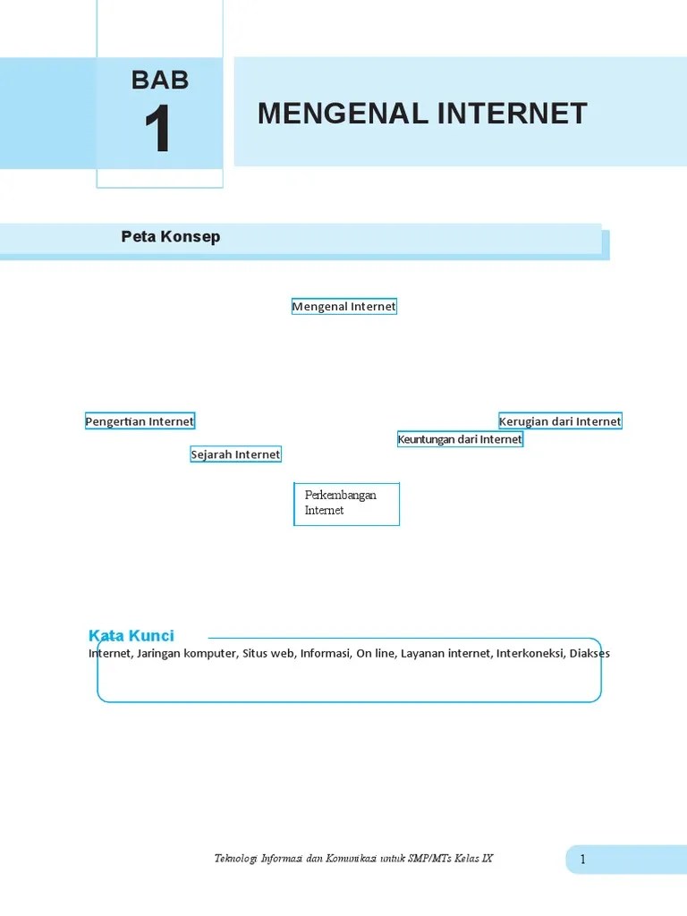 Ada juga dampak positif penggunaan . Tik Kelas 9 Bab 1 Mengenal Internet Dan Intranet Pdf