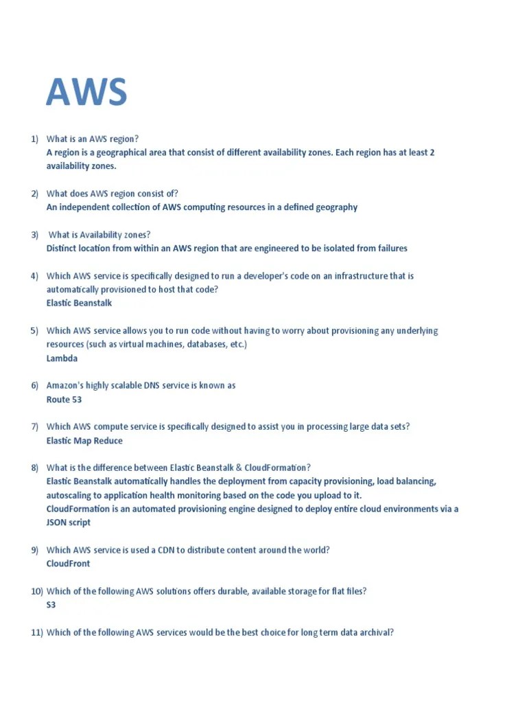 AWS Document | PDF | Amazon Web Services | User (Computing)