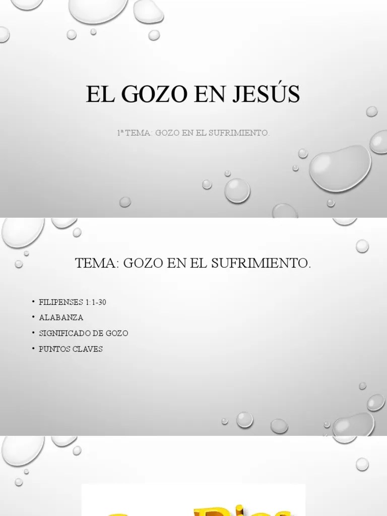 El Gozo En Jesús | PDF