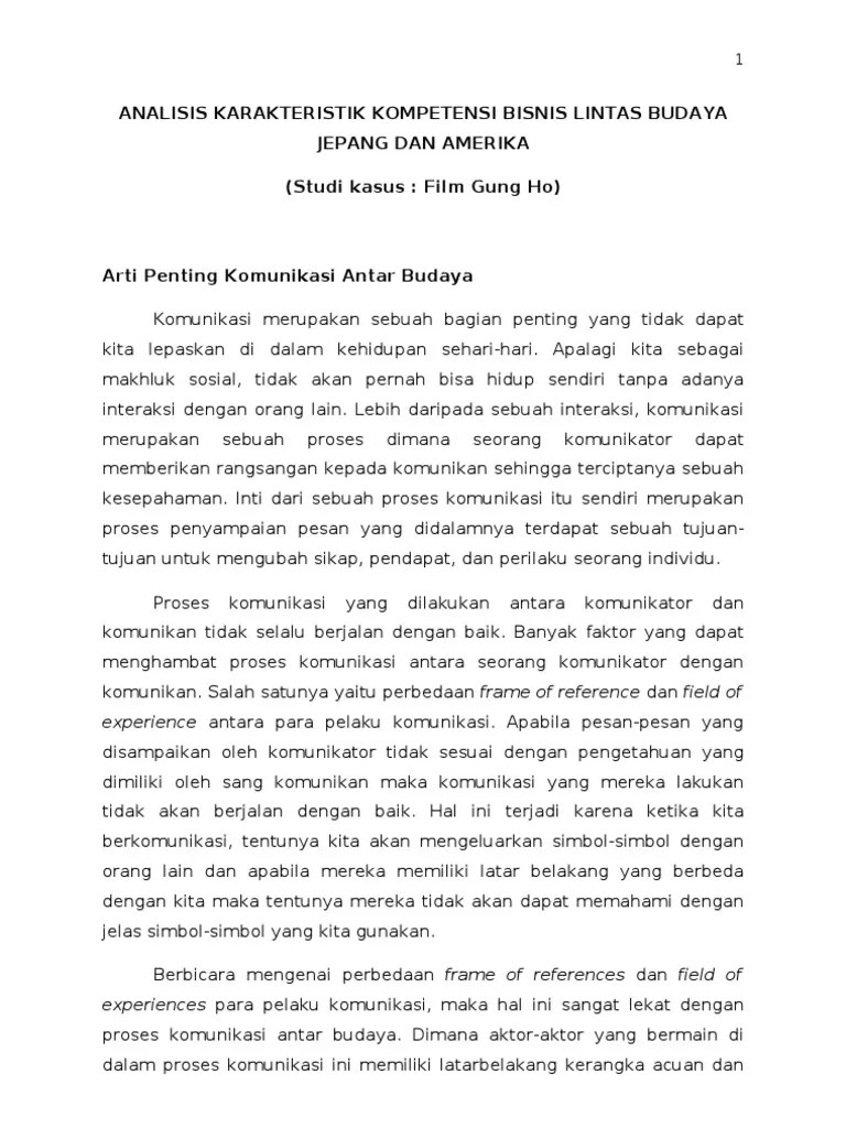 Contoh Kasus Komunikasi Bisnis Lintas Budaya