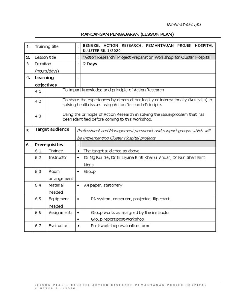 Lesson Plan Bil 1 | Download Free PDF | Lesson Plan | Behavior Modification