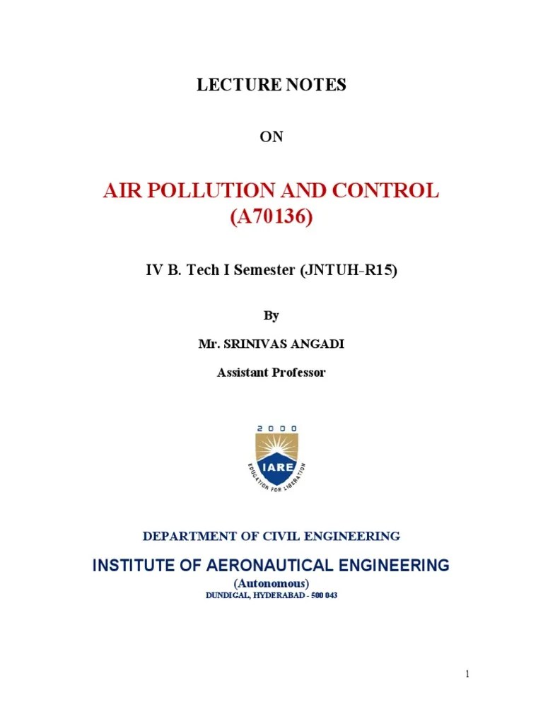 Air Pollution PDF | Download Free PDF | Greenhouse Effect | Global Warming