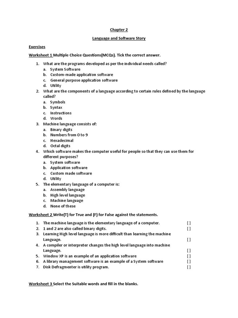 Class 6 Chapter 2 | Download Free PDF | Computer Program | Programming