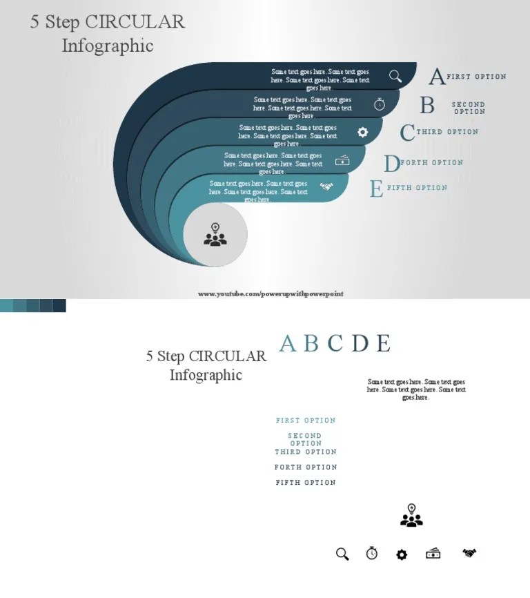41.create 5 Step CIRCULAR Infographic | PDF