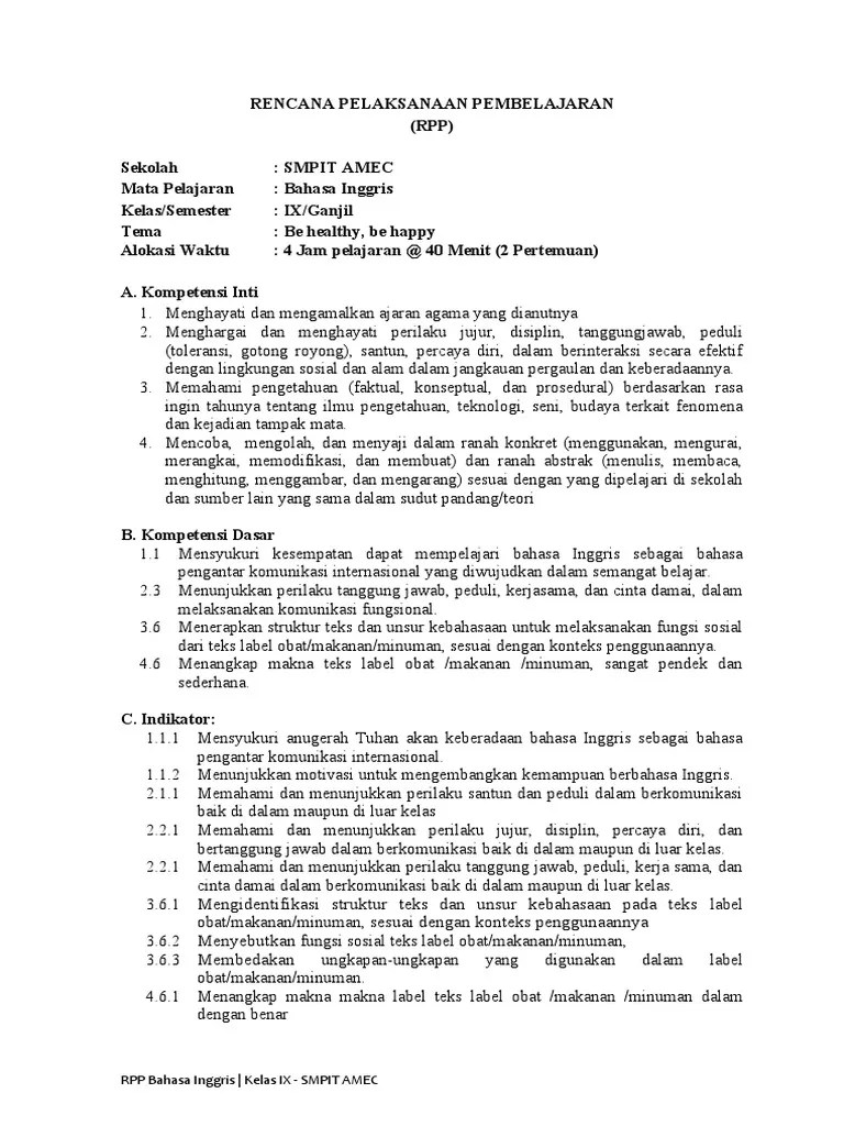 Chapter 10 come and visit us! Rpp Bab 4 Bahasa Inggris Kelas Ix Pdf